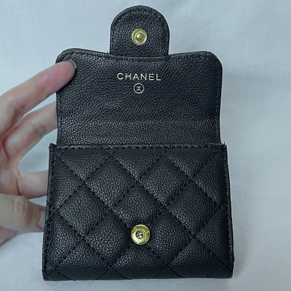 Chanel Quilted Change Purse Card Holder Wallet VIP - Picture 3 of 9